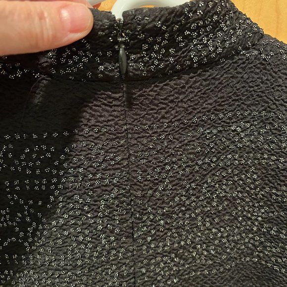 David Warren zip back high collar beaded top - Picture 8 of 8